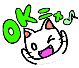 Joy, anger, humor and pathos cat sticker #2864803