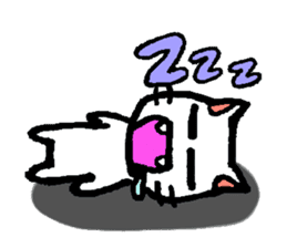 Joy, anger, humor and pathos cat sticker #2864826