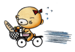 Relax bear Kuman sticker #2865107