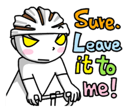 People who like a bicycle. sticker #2865204