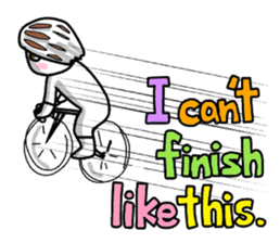 People who like a bicycle. sticker #2865206