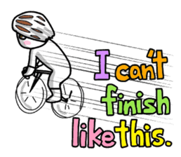 People who like a bicycle. sticker #2865206