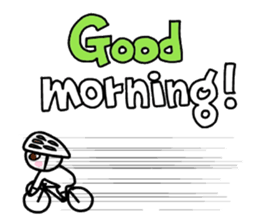 People who like a bicycle. sticker #2865207