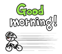 People who like a bicycle. sticker #2865207