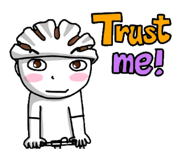 People who like a bicycle. sticker #2865209