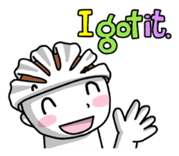 People who like a bicycle. sticker #2865216