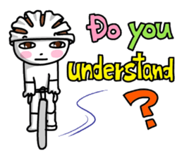 People who like a bicycle. sticker #2865218