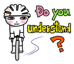 People who like a bicycle. sticker #2865218