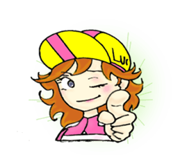 Bicycle and Lucie sticker #2865460