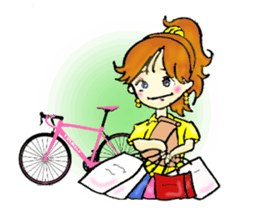 Bicycle and Lucie sticker #2865467