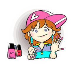 Bicycle and Lucie sticker #2865471