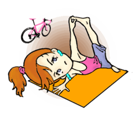 Bicycle and Lucie sticker #2865477