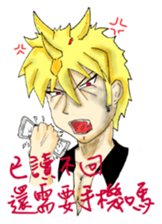 TyrannosaurusGirl doesn't take off hat 2 sticker #2865518