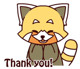 Red panda Ichiro Yoshida(English) sticker #2866007
