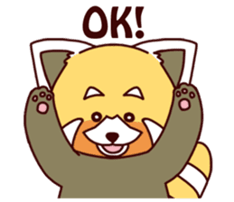 Red panda Ichiro Yoshida(English) sticker #2866008