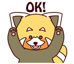 Red panda Ichiro Yoshida(English) sticker #2866008