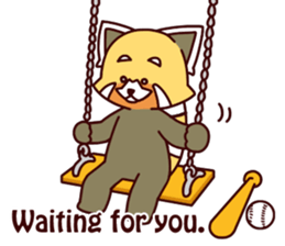 Red panda Ichiro Yoshida(English) sticker #2866010