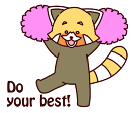 Red panda Ichiro Yoshida(English) sticker #2866011