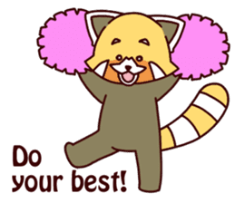 Red panda Ichiro Yoshida(English) sticker #2866011