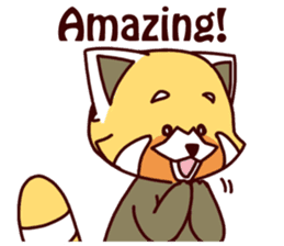 Red panda Ichiro Yoshida(English) sticker #2866012
