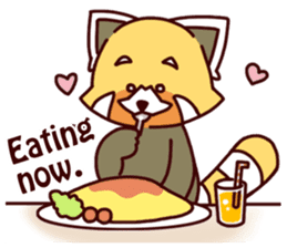 Red panda Ichiro Yoshida(English) sticker #2866014