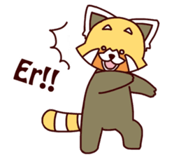 Red panda Ichiro Yoshida(English) sticker #2866015