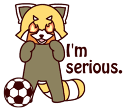 Red panda Ichiro Yoshida(English) sticker #2866018