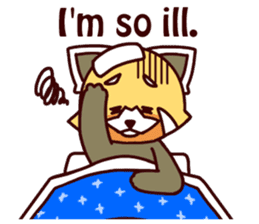 Red panda Ichiro Yoshida(English) sticker #2866019