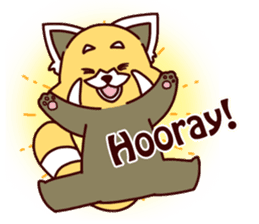 Red panda Ichiro Yoshida(English) sticker #2866020