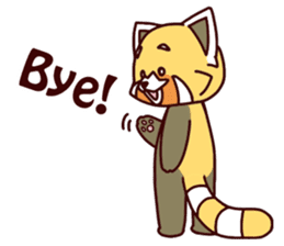 Red panda Ichiro Yoshida(English) sticker #2866026