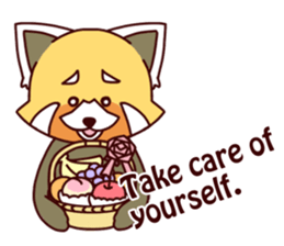 Red panda Ichiro Yoshida(English) sticker #2866027