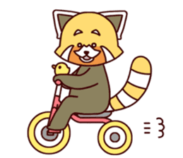 Red panda Ichiro Yoshida(English) sticker #2866040