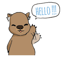 Wollie the Baby Wombat sticker #2866123