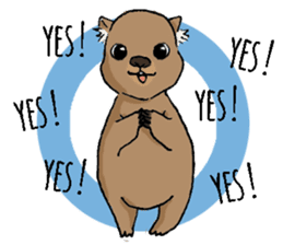 Wollie the Baby Wombat sticker #2866124