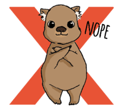 Wollie the Baby Wombat sticker #2866125