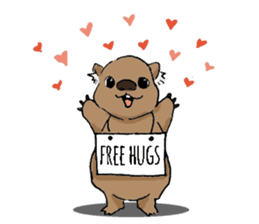 Wollie the Baby Wombat sticker #2866126