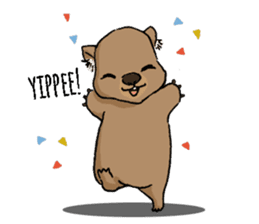 Wollie the Baby Wombat sticker #2866128