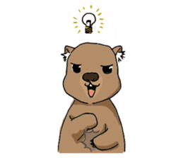 Wollie the Baby Wombat sticker #2866132