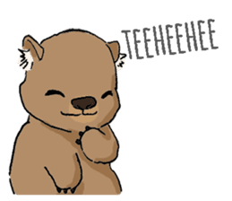 Wollie the Baby Wombat sticker #2866135