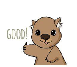 Wollie the Baby Wombat sticker #2866137