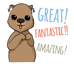 Wollie the Baby Wombat sticker #2866138