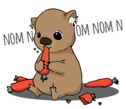 Wollie the Baby Wombat sticker #2866157