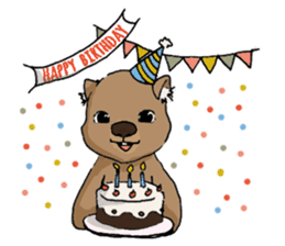 Wollie the Baby Wombat sticker #2866159