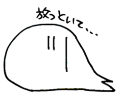 yarukinashi azarashi sticker #2866487