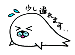 yarukinashi azarashi sticker #2866488