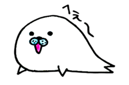 yarukinashi azarashi sticker #2866501