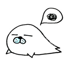 yarukinashi azarashi sticker #2866504