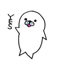 yarukinashi azarashi sticker #2866506