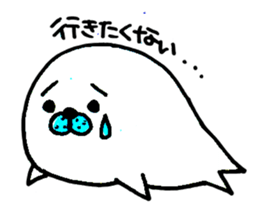 yarukinashi azarashi sticker #2866508