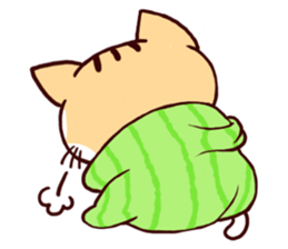 Towel Cat sticker #2867012